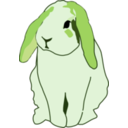 download Lop Eared Rabbit clipart image with 45 hue color