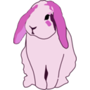 download Lop Eared Rabbit clipart image with 270 hue color
