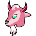download Goat Head clipart image with 315 hue color