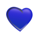 download Heart Cuore clipart image with 225 hue color