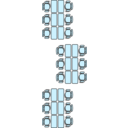 download Classroom Seat Layouts clipart image with 315 hue color