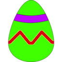 download Easter Egg Yellow clipart image with 45 hue color