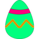download Easter Egg Yellow clipart image with 90 hue color