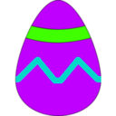 download Easter Egg Yellow clipart image with 225 hue color