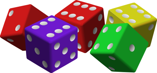 Five Colored Dice