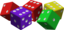 Five Colored Dice