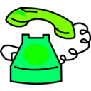download Simple Phone clipart image with 90 hue color