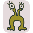 download Strange Monster clipart image with 270 hue color