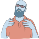 download Steve Lambert Gate Hands clipart image with 180 hue color