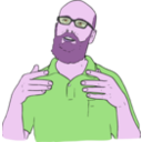 download Steve Lambert Gate Hands clipart image with 270 hue color