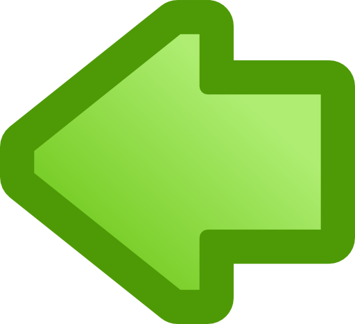 Icon Arrow Left Green