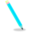 download Pencil clipart image with 135 hue color