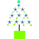 download Christmas Tree clipart image with 90 hue color