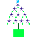 download Christmas Tree clipart image with 135 hue color