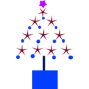 download Christmas Tree clipart image with 225 hue color