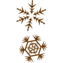 download Snow Flakes clipart image with 180 hue color