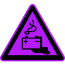 download Signs Hazard Warning clipart image with 225 hue color