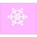 download Weather Symbol Snow Flake6 clipart image with 180 hue color