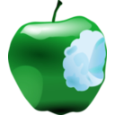 download Apple Bitten Dan Gerhard 01 clipart image with 135 hue color