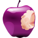 download Apple Bitten Dan Gerhard 01 clipart image with 315 hue color