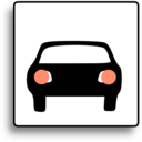 download Car Icon For Use With Signs Or Buttons clipart image with 315 hue color
