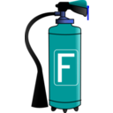 download Fire Extinguisher clipart image with 180 hue color