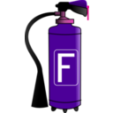 download Fire Extinguisher clipart image with 270 hue color