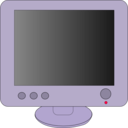 download Monitor clipart image with 225 hue color