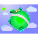 download Little World clipart image with 45 hue color