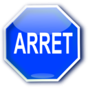 download Arret clipart image with 225 hue color