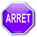 download Arret clipart image with 270 hue color