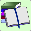 download Books Icon clipart image with 225 hue color