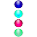 download Colored Bullets clipart image with 135 hue color