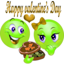 download Happy Valentine Smiley Emoticon clipart image with 45 hue color
