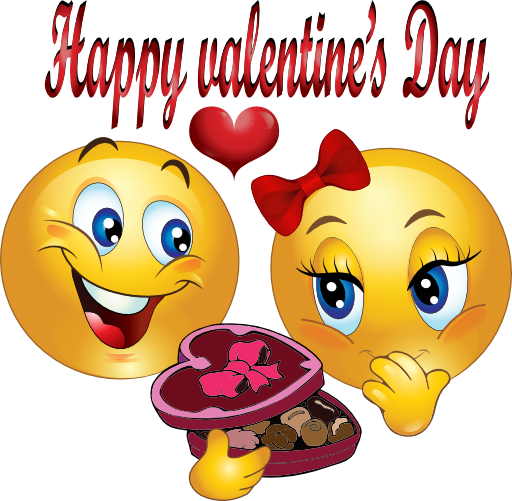 Happy Valentine Smiley Emoticon