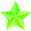 download Star clipart image with 45 hue color