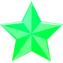 download Star clipart image with 90 hue color