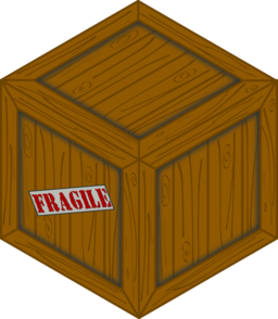 Isometric Wooden Crate