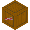 Isometric Wooden Crate