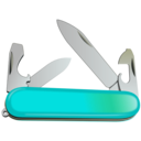 download Swiss Army Knife clipart image with 180 hue color