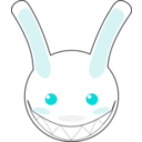 download Rabbit clipart image with 180 hue color