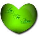 download Corazon Yo Te Amo clipart image with 90 hue color