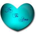 download Corazon Yo Te Amo clipart image with 180 hue color