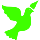 download Peace Dove clipart image with 225 hue color