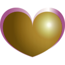 download Heart clipart image with 45 hue color