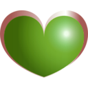 download Heart clipart image with 90 hue color