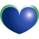 download Heart clipart image with 225 hue color