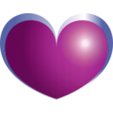 download Heart clipart image with 315 hue color