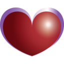 download Heart clipart image with 0 hue color