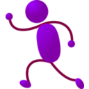 download Stickman 07 clipart image with 90 hue color